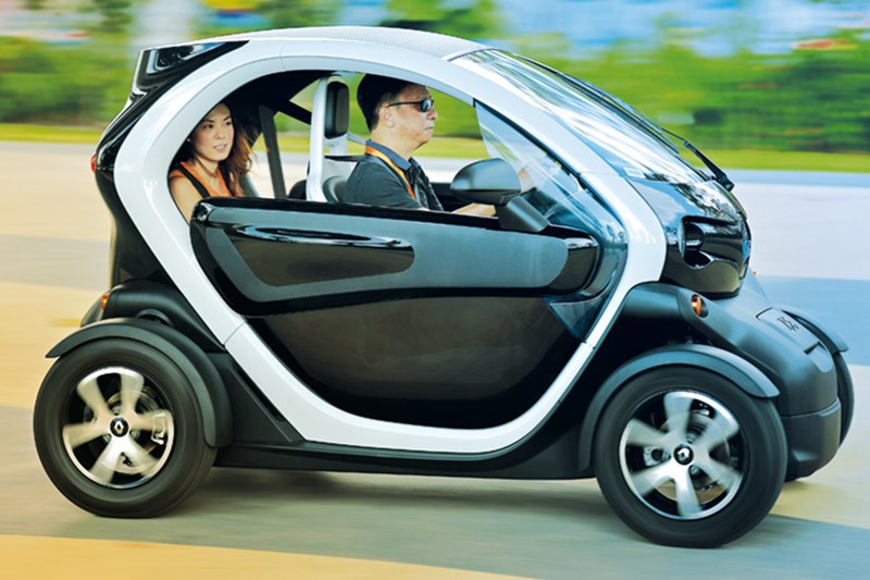 Twizy electric St Barts